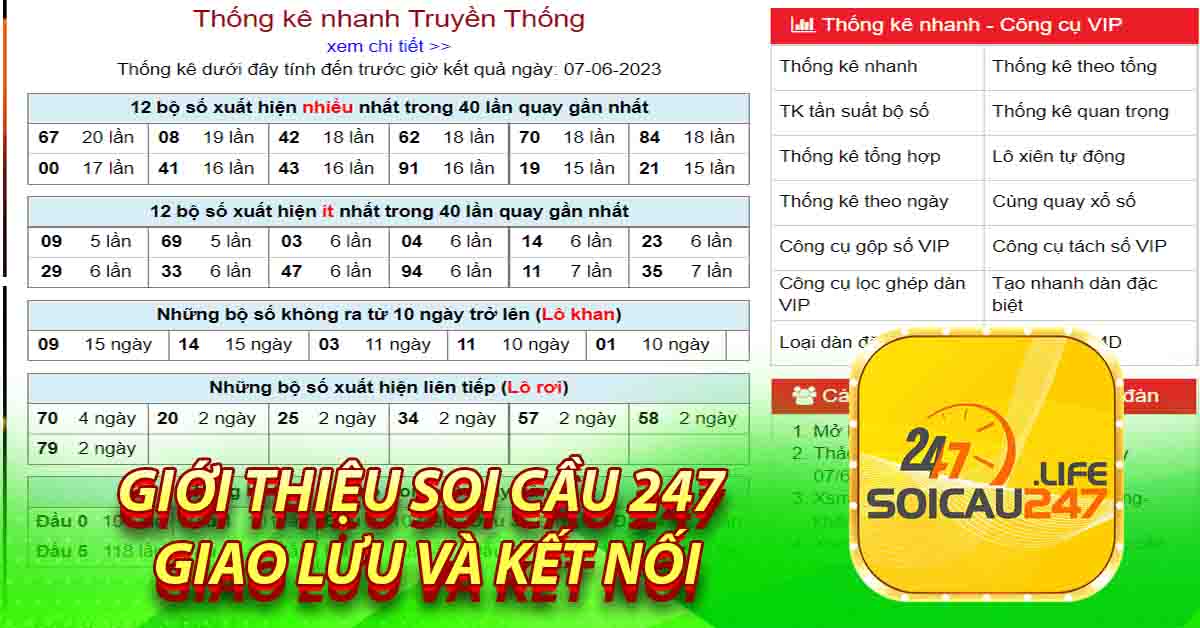 Giới thiệu Soi cầu 247 Giao lưu và kết nối