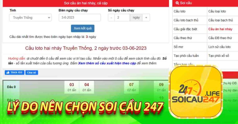 Lý do nên chọn soi cầu 247